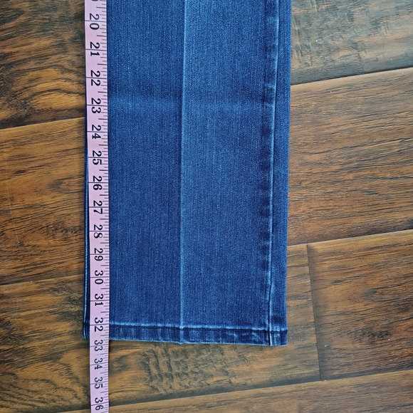 White House Black Market Blue Boot Cut Jeans - Picture 6 of 6